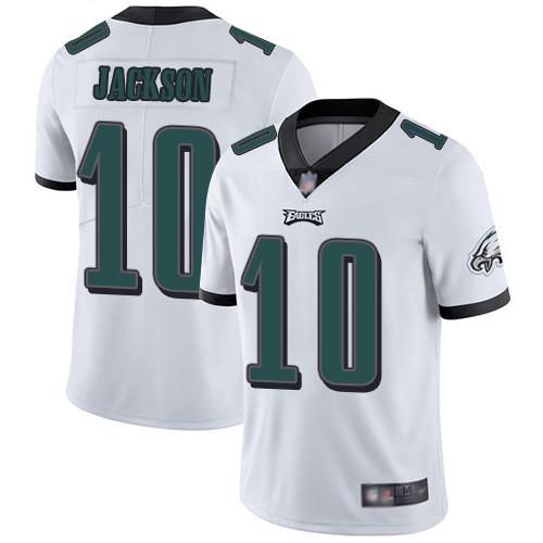 Men Philadelphia Eagles 10 DeSean Jackson White Vapor Untouchable NFL Jersey Limited Player Football